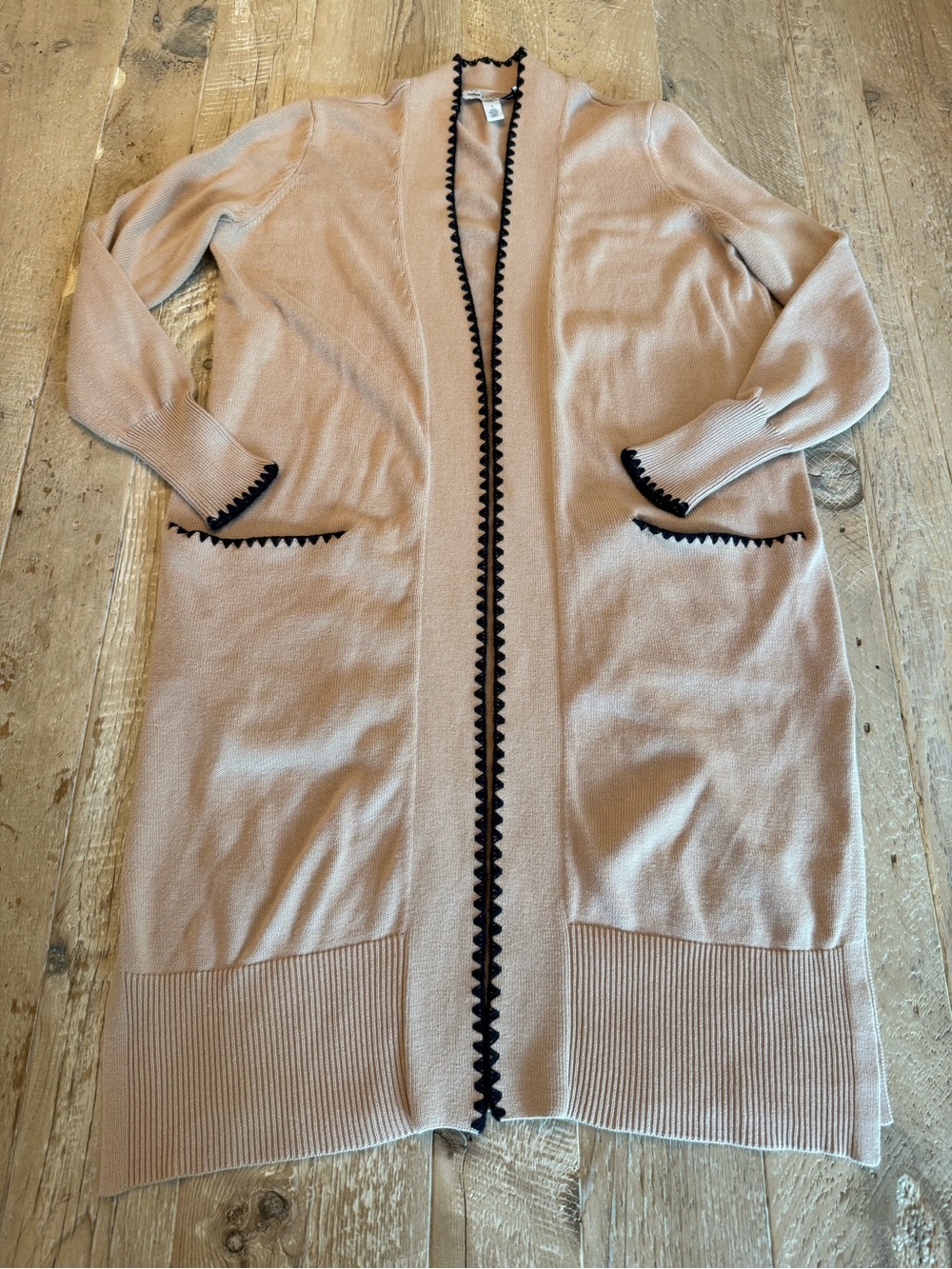 Cotton by Autumn Cashmere Open Front Women's Cardigan S